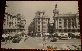 Calle Cruz Conde vista desde Tendilla (mediados siglo XX)